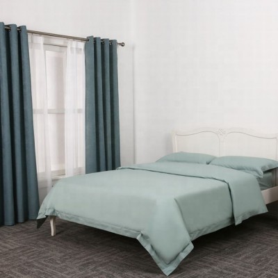 Great quality cotton green cotton coverlet set hotel flat korean bed sheet