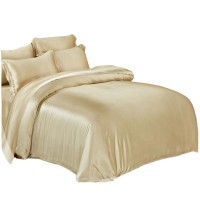 100% Mulberry Silk Flat Sheet,Duvet Cover Luxury Bedding Set