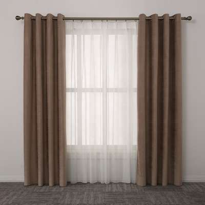 Durable excellent luxury velvet drape bedspread and matching window curtain