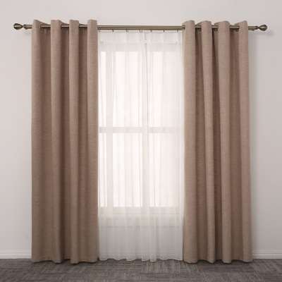 Different type luxury eyelet tape curtains for the living room window