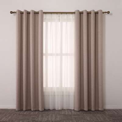 New linen look curtains macrame curtain drape for the living room ready made