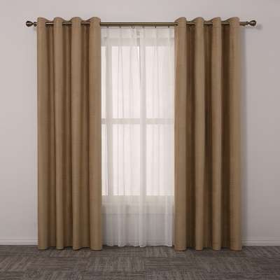 Trustworthy gold curve pattern quality cortinas pelmet hotel curtain blinds