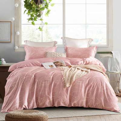 ALLBRIGHT 100% cotton 300 thread count luxury bedding 4 pc set