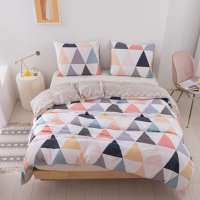 Hotel bedroom Solid Color  Bed Sheet Bedding Set 100% cotton